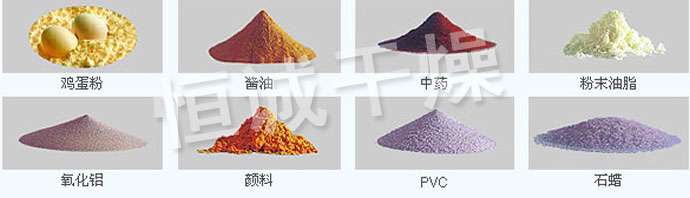 LPG系列高速離心噴霧干燥機(jī)的應(yīng)用物料 LPG系列高速離心噴霧干燥機(jī)的應(yīng)用物料